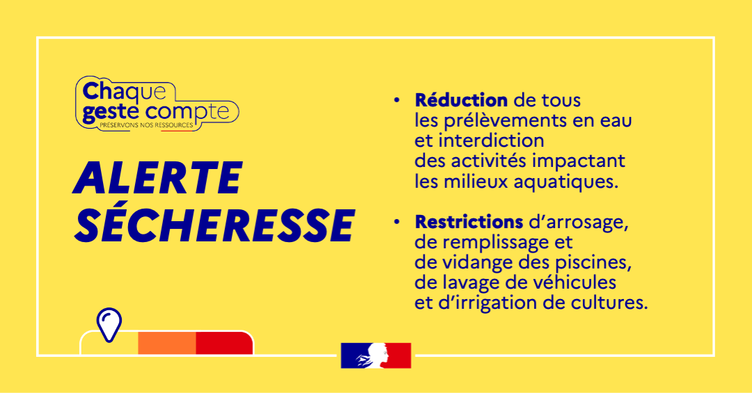 ​⚠️ ALERTE SÉCHERESSE
